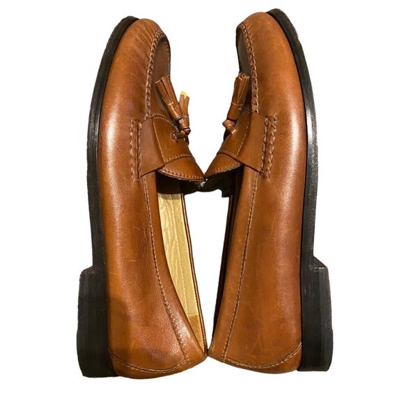Cole Haan Caddie Bow Tan Chestnut Brown Loafer Men's Size 9.5 Corpcore Business - Picture 8 of 8